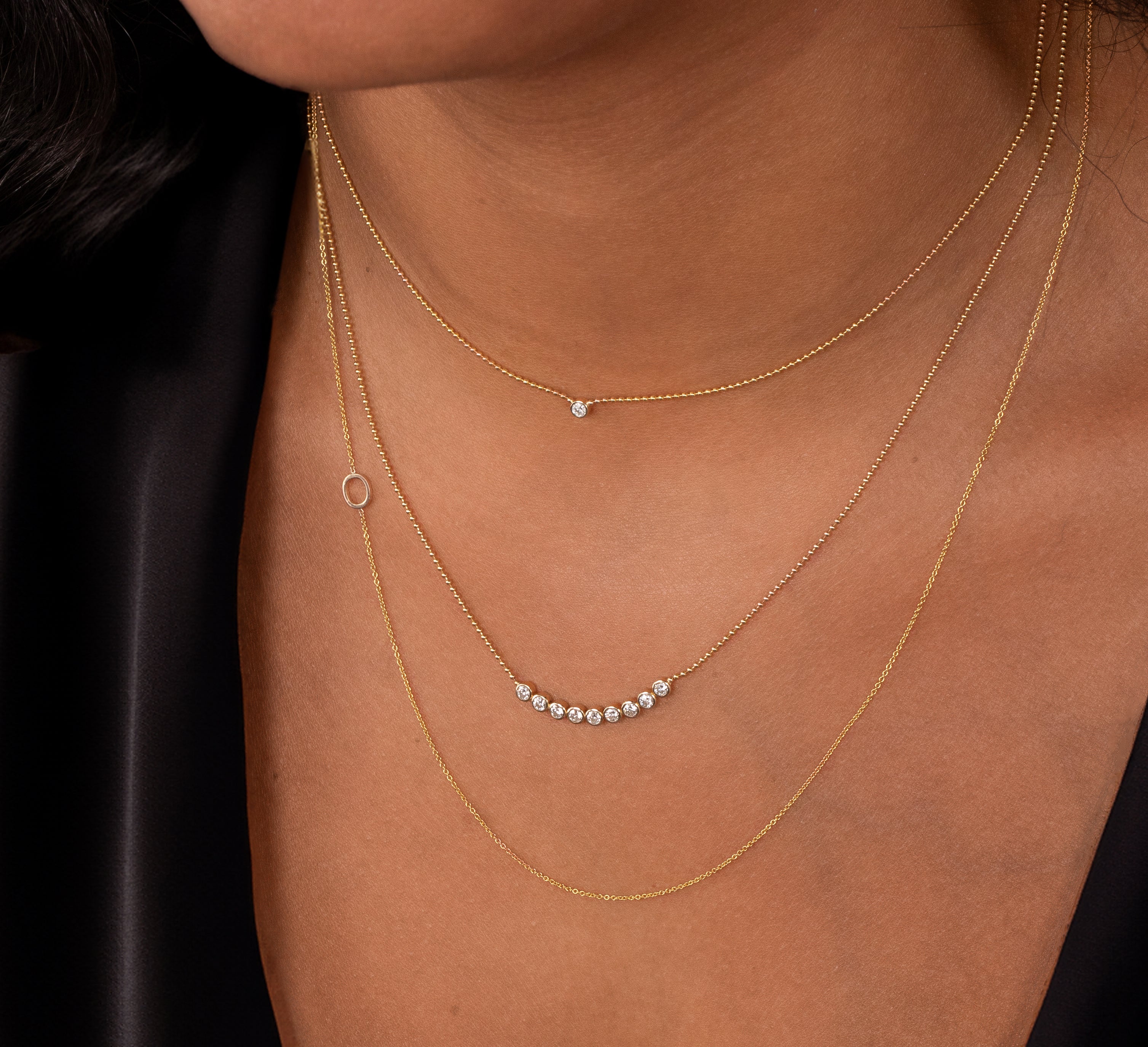 Single deals diamond choker